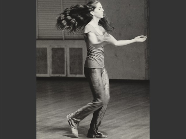 Photo:  Bob Crowe<br/>Composer/Choreographer <br/>LAURA DEAN<br/>'SPINNING' 1971